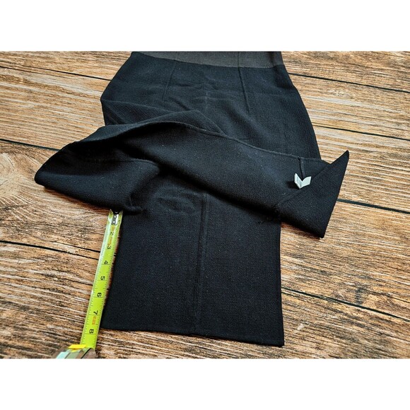 St. John Hand Sewn Suit Black Brown Boucle Knit Zip Jacket 8 Pencil Dress 6 EUC! - Picture 11 of 12